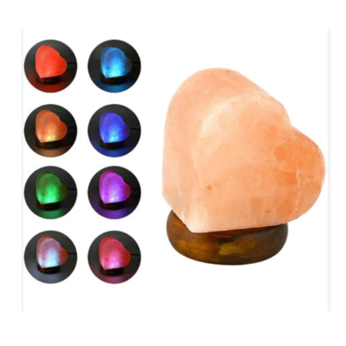 Himalayan Salt - USB Lamp With Color Changing LED
